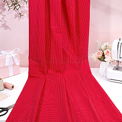 1M Polka Dot Pattern Cotton Fabric&nbsp;DIY-PH0038-29C