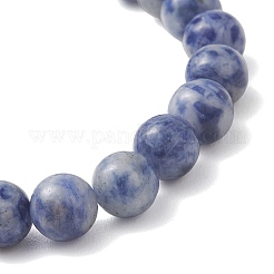 3Pcs 3 Styles Natural Blue Spot Jasper Beaded Stretch Bracelets for Women Men&nbsp;BJEW-JB13401