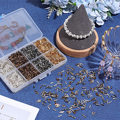 3200Pcs 4 Colors Glass Twisted Bugle Beads&nbsp;SEED-PA0001-51B