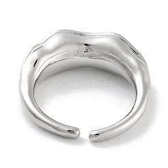 Rack Plating Brass Open Cuff Ring Settings&nbsp;KK-Z071-05P