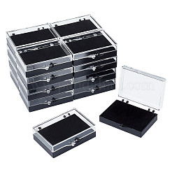 Rectangle Plastic Badge Storage Box&nbsp;CON-WH0001-23