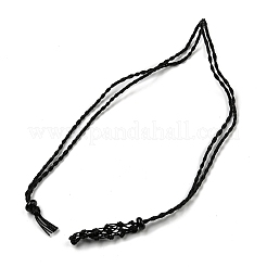 Adjustable Braided Waxed Polyester Cord Macrame Pouch Necklace Making&nbsp;NJEW-TAC0008-03