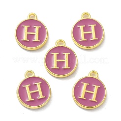 Golden Plated Alloy Enamel Charms&nbsp;ENAM-XCP0001-13H