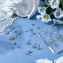 10Pcs Brass Stud Earring Findings&nbsp;KK-BBC0021-68