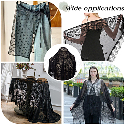1 Yard Nylon Lace Fabric&nbsp;DIY-CY0002-82B