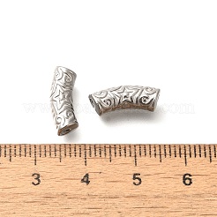 304 Stainless Steel Curved Tube Beads&nbsp;STAS-I321-23P