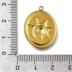 304 Stainless Steel Enamel Pendants&nbsp;STAS-Z163-21G-08