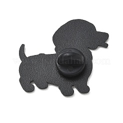 Dachshund in Heart Sweater with Rose Flower Alloy Enamel Pins&nbsp;AL-CBA6DDE-04B