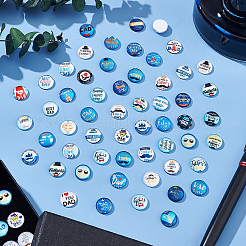 1Bag Glass Cabochons&nbsp;GGLA-PH0001-40A