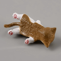 PVC Cat Display Decorations&nbsp;DJEW-WH0063-64H