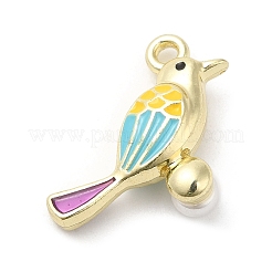 Alloy Enamel Pendants&nbsp;ENAM-D058-03G-02