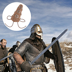 Imitation Leather Arm Guard&nbsp;AJEW-WH0080-10