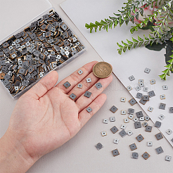 800Pcs 8 Styles Electroplate Non-magnetic Synthetic Hematite Beads&nbsp;G-PH0002-65