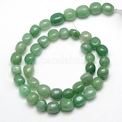 Natural Green Aventurine Nuggets Beads Strands&nbsp;G-L154-10