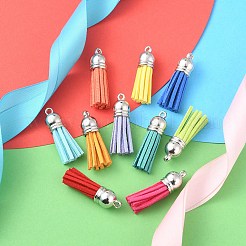 10Pcs 10 Styles Faux Suede Tassel Pendant Decorations&nbsp;FIND-YW0001-97