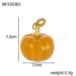 304 Stainless Steel Enamel Charms&nbsp;STAS-OY007-36G