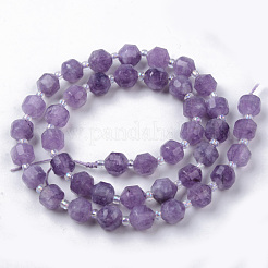 Natural Lavender Amethyst Beads Strands&nbsp;G-R482-06A-8mm