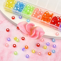 245~266Pcs 7 Colors Transparent Acrylic Beads&nbsp;TACR-YW0001-57