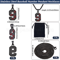 667 Stainless Steel Box Chain Necklaces&nbsp;NJEW-BBC0001-35D-EB