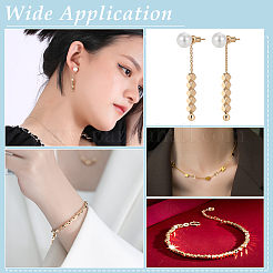 100Pcs 4 Styles Brass Spacer Beads&nbsp;KK-WR0001-52