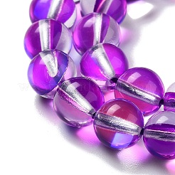 Synthetic Moonstone Beads Strands&nbsp;G-P528-J02-24
