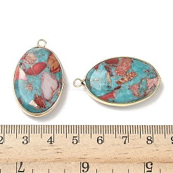 Dyed Synthetic Imperial Jasper Pendants&nbsp;G-D337-03G-G