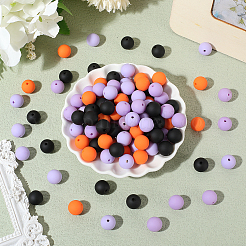 Rubberized Style Imitated Silicone Acrylic Beads&nbsp;MACR-PA0001-06B-04