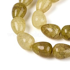 Baking Paint Crackle Glass Beads Strands&nbsp;DGLA-N019-03A-07