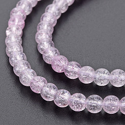 Crackle Glass Beads Strands&nbsp;GLAA-S192-B-006C