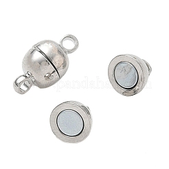 Brass Magnetic Clasp with Loop&nbsp;KK-CBA5585-10P