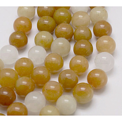 Natural Topaz Jade Beads Strands&nbsp;G-G150-6mm-1