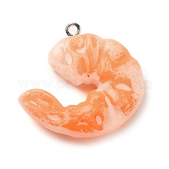 Shrimp Resin Imitation Food Pendants&nbsp;LS-RESI-R442-01