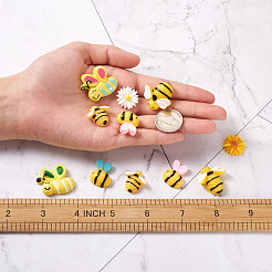 120Pcs DIY Bees & Daisy Shape Sofa Foam Nails Making Kits&nbsp;DIY-CD0001-12P