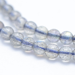 Natural Labradorite Beads Strands&nbsp;G-P342-09A-3mm-A++