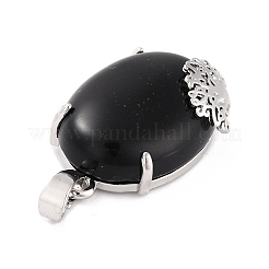 Natural Obsidian Pendants&nbsp;G-C235-03E-RS