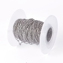 Tarnish Resistant 304 Stainless Steel Cable Chain&nbsp;STAS-I107-10P