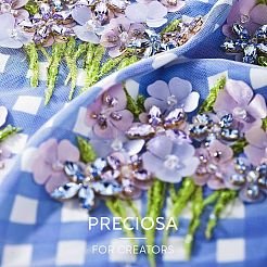 Preciosa&reg MAXIMA Crystal Sew-On Cups&nbsp;LS-Y-PRC-SE15-60010-S