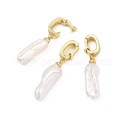Natural Baroque Pearl Keshi Pearl Pendants&nbsp;PALLOY-JF05356