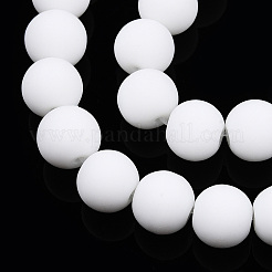 Opaque Glass Beads Strands&nbsp;GLAA-T032-P8mm-MD02
