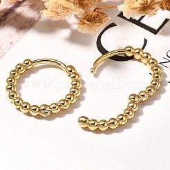 Rack Plating Round Brass Hoop Earrings for Women&nbsp;EJEW-C125-12G