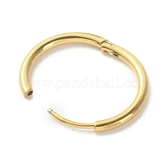 316L Surgical Stainless Steel Huggie Hoop Earrings for Girl Women&nbsp;EJEW-TAC0011-11D-G