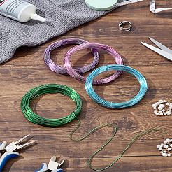0.8mm Aluminium Craft Florist Wire - Jewellery Making - White Smoke Grey - 10m Lengths