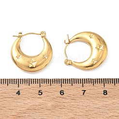 304 Stainless Steel Hoop Earrings for Women&nbsp;EJEW-F414-02G