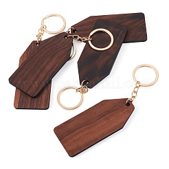 Walnut Wood Pendant Keychains&nbsp;KEYC-TAC0034-06E