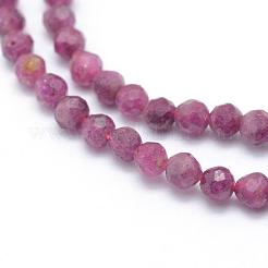 Natural Ruby Beads Strands&nbsp;G-E411-14-2.5mm