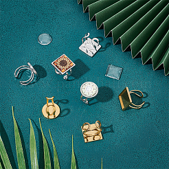 DIY Blank Dome Ring Making Kit&nbsp;DIY-UN0003-99