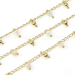 3.28 Feet Handmade Faceted Natural Morganite Beaded Chains&nbsp;X-CHC-E021-02F