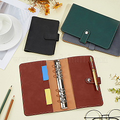 2Pcs 2 Colors Rectangle Imitation Leather Loose-leaf Notebook Book Covers&nbsp;AJEW-CL0006-29