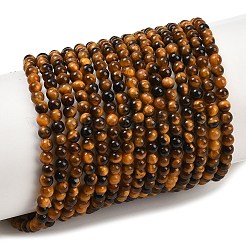 Natural Tiger Eye Beads Strands&nbsp;G-J303-11-3mm