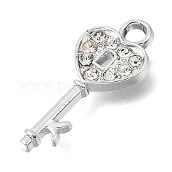 UV Plating Alloy Crystal Rhinestone Pendants&nbsp;RB-CBAD37D-13P
